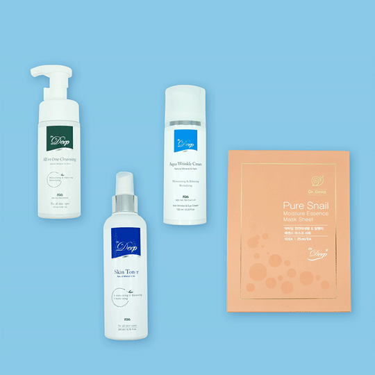 Dr. Deep | 4-Schritte Pflegeset mit Hyaluron